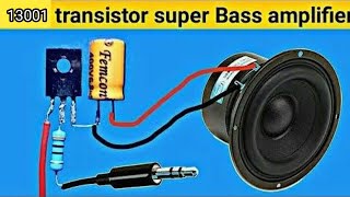 13001 transistors amplifier speaker kaise banaen how to make amplifier in Hindi [upl. by Adehsor780]