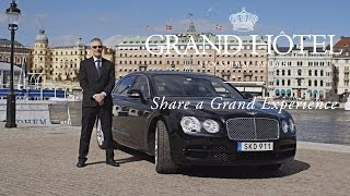 The New Bentley Flying Spur  The Grand Hôtel chauffeur service [upl. by Eelsha]