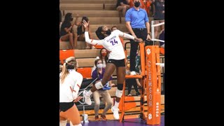 Alumni Spotlight on Camryn Hannah volleyball studentathlete from Marist to Clemson [upl. by Lebatsirhc189]