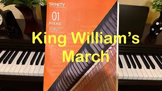 Kings William’s March Trinity Piano Grade 01  Latest Syllabus [upl. by Kelley660]