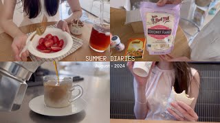 vlog 平穏な暮らし🏠🌳iHerb購入品🛒夏のハンバーグビビンバ👩🏻‍🍳社会人の日常✧• [upl. by Drarehs235]