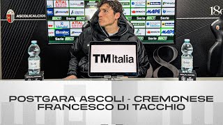 Francesco Di Tacchio  Postgara AscoliCremonese  Ascoli Calcio [upl. by Eycats351]