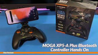 MOGA XP5A Plus Bluetooth Controller Hands On amp Gameplay [upl. by Haianeb]