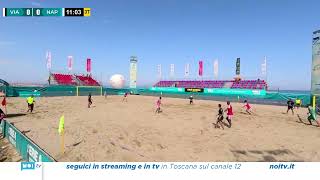 Viareggio Beach Soccer chiude la poule scudetto con una vittoria [upl. by Faden799]