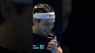 INCREDIBLE 30 Shot De Minaur Point vs Fritz 🔥 [upl. by Eimarej]