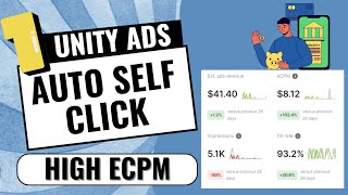 Unity ads auto self click app 2024  Unity ads high eCPM auto self click app [upl. by Jodee]