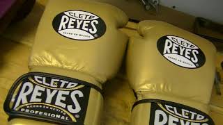 Cleto Reyes Gold Training Gloves [upl. by Necyrb]