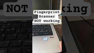 Laptop Fingerprint scanner Not Working computer laptoprepair [upl. by Nonnek922]