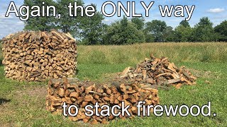 How to Stack Firewood  Holz Hausen Pt 2 [upl. by Irahk]