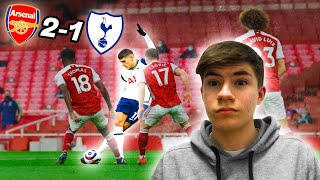 Lamela WONDERGOAL Then SENT OFF  Arsenal 21 Spurs [upl. by Nomrej]