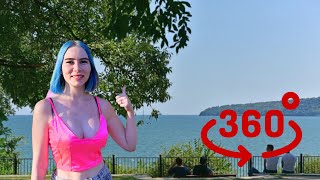 Sea Garden  Varna Bulgaria  360 View VR Video with Alice Dali [upl. by Zebulen610]