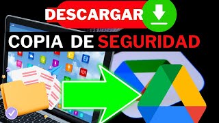 Como DESCARGAR copia de SEGURIDAD de Google DRIVE a mi PC 2024 [upl. by Orrocos]