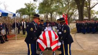 Graveside Service Ft Benning GA Lt Gen Hal Moore [upl. by Ohare]