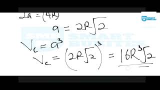 Calculate the Volume of an FCC unit in terms of the atomic radius R and find its APF [upl. by Pinchas565]