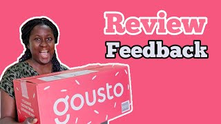 I subscribed to GOUSTO recipe box  IS Gousto WORTH it  my honest review of Gousto recipe box [upl. by Nisbet]