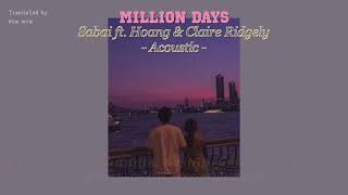 THAISUB Million Days Acoustic  Sabai ft Hoang amp Claire Ridgely [upl. by Ailecec]