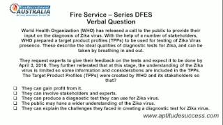 Verbal Reasoning  Fire Service Series DFES [upl. by Nerfe]