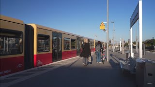 Germany Berlin SBahn ride from Warschauer Straße to Alexanderplatz [upl. by Victoria]