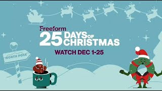 Freeforms 25 Days of Christmas [upl. by Htnnek860]