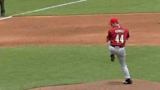 RHP Roy Oswalt pitching mechanics from the windup [upl. by Burty817]