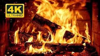 🔥 Cozy Fireplace 4K UHD Fireplace with Crackling Fire Sounds Christmas Fireplace Winter 2023 [upl. by Asirak735]