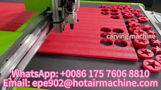 Carving Machine Carving Machine Is Used To Carve Different Shapes Of EPE Foam [upl. by Refannej]