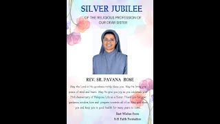 Jubilee Greetings to Principal Sister [upl. by Hcahsem]