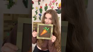 Making a minecraft ITEM FRAME IRL 🎨 [upl. by Annatsirhc]