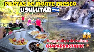 🤗🚨platillos típicos y mas enPILETAS DE MONTE FRESCO USULUTÁN EL SALVADOR 🇸🇻aguas termales 🏞 [upl. by Eldnik207]