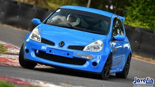 CLIO 197  TRACK DAY CADWELL PARK  HIGHLIGHTS [upl. by Giah]