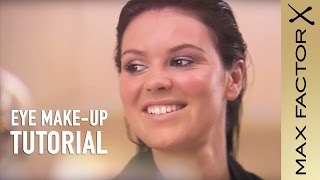 How to Apply Eyeshadow and Mascara Eye MakeUp Tutorial  Max Factor MakeUp Makeover [upl. by Asnarepse698]