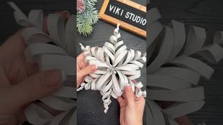 WoW 🤩❄️ Amazing Snowflake Christmas Decorations 2024 [upl. by Anuayek]