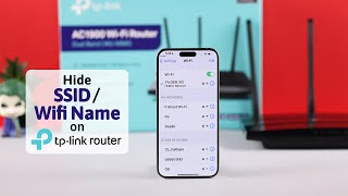 How to Hide WiFi Network Name SSID on TPLink Router Archer AC1900 [upl. by Tiersten]