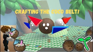 Coconut Belt Crafting the coco belt [upl. by Bobker579]