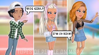 5 Types Of People On MSP 2 I MSP Scrnery [upl. by Enohsal442]