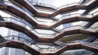 Unique honeycomb structure built in New York City goes viral [upl. by Kane]