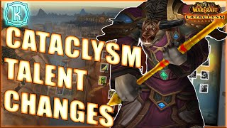 Talent Changes in Cataclysm  WoW Classic [upl. by Jablon]