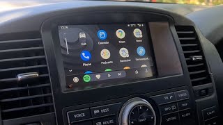 Apple CarPlay amp Android Auto Nissan Navara D40  Nifty City [upl. by Doss739]