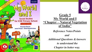 NATURAL VEGETATION OF INDIA  REFERENCE GUIDE  GRADE 5  SOCIAL STUDIES [upl. by Emmuela]