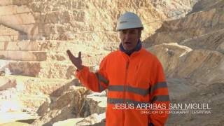 Levantinas Monte Coto marble quarry HD [upl. by Yovonnda664]