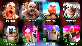 Mr Meat 1 2 3 4 5 6 7 amp 8 Gameplay  Mr Meat 3 [upl. by Aleibarg490]