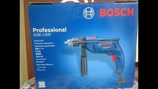 فتح صندوق شنيور بوش الاحترافي Bosch Impact Drill Professional  GSB 1300 [upl. by Oirrad]