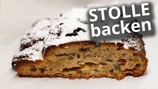 Christstollen selber backen  mit Rezept für die Weihnachtszeit [upl. by Elburr]