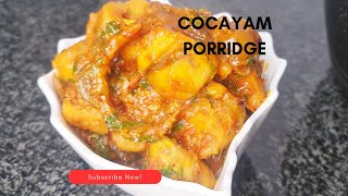 Cook and Dance With Me  Red Cocoyam Porridge [upl. by Anaimad129]