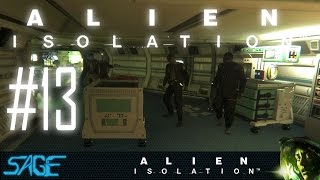 Alien Isolation Part 13 quotFriendlyquot People [upl. by Htederem]