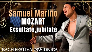 Exsultate jubilate K165 Mozart I Samuel Mariño I Bach Festival Świdnica 2021 [upl. by Ahsennek]