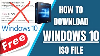 Windows 10 Download Disc ISO File  Windows 10 Download Free 2024 [upl. by Stuart]