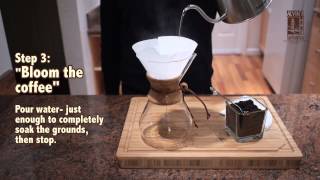 How to use a Chemex Coffee Brewer [upl. by Green602]