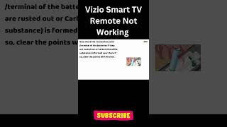 Vizio Smart TV Remote Not Working shorts shortsvideo [upl. by Murrah]