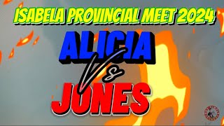 ALICIA vs JONES  isabela provincial meet 2024 [upl. by Cerveny]